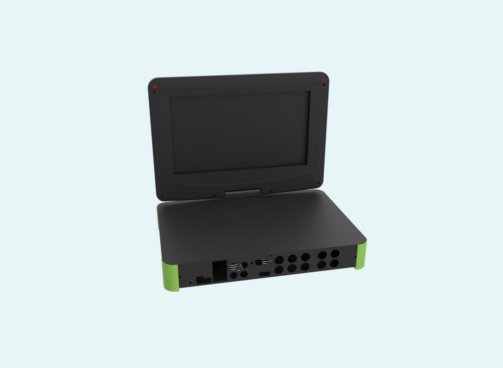 10.1寸带液晶屏NVR结构